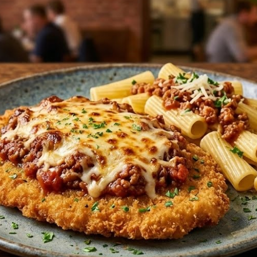 Schnitzel Bolognese