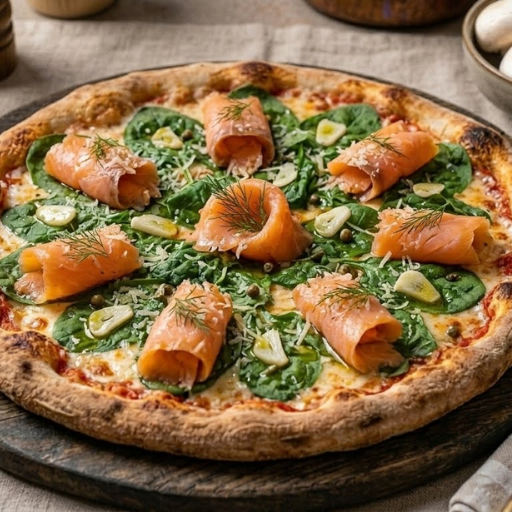 Pizza Lachs